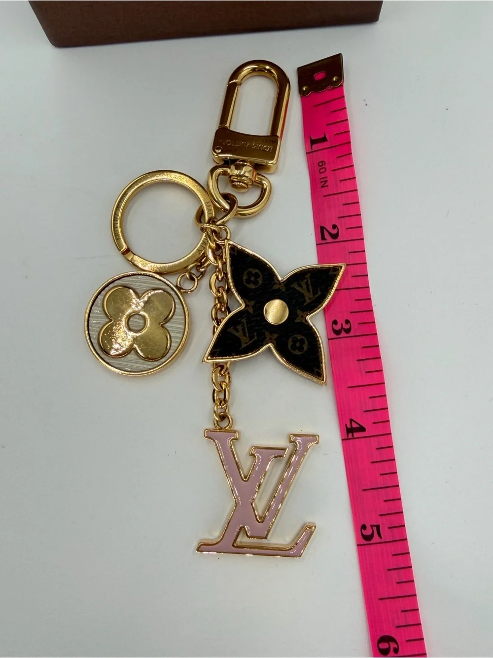 Authentic Louis Vuitton Spring Street Bag Charm w/Box and Authenticate First COA